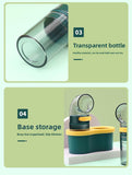 Darrahopens Home & Garden > Kitchenware > Kitchen Utensils Quantitative Salt Dispenser Bottle - 0.5g Precise Metering Spice Shaker for Healthy Portion Control - Push Button Seasoning Container for Kitchen Cooking - Dark Green