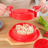 Darrahopens Home & Garden > Kitchenware > Kitchen Utensils Red Manual Meat Shredder with Spiked Interior for Quick Chicken Separation Professional Rotating Tool for Local Home Kitchens Effortless Meal Prep Solution