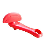 Darrahopens Home & Garden > Kitchenware > Kitchen Utensils Red Multifunctional Manual Can Opener with Safe Smooth Edge Cutting Effort-Saving Design for Home Kitchen Easy Opening Solution for Local Households