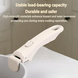 Darrahopens Home & Garden > Kitchenware > Kitchen Utensils Removable Pot Handle with Quick-Release Clip – Universal Kitchen Cookware Handle Replacement for Pans and Pots (White)