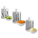 Darrahopens Home & Garden > Kitchenware > Kitchen Utensils Rotary Grater Vegetable Cutter and Shredder white white[pl]