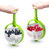 Darrahopens Home & Garden > Kitchenware > Kitchen Utensils Rotating draining basket-Green