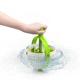 Darrahopens Home & Garden > Kitchenware > Kitchen Utensils Rotating draining basket-Green