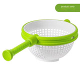 Darrahopens Home & Garden > Kitchenware > Kitchen Utensils Rotating draining basket-Green