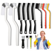 Darrahopens Home & Garden > Kitchenware > Kitchen Utensils Set A Multi-Use Heavy-Duty Cleaning Brush Set – 12-Piece Hard Bristle Tool Kit for Kitchen, Bathroom & Tight Spaces