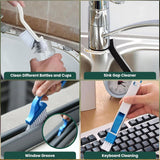 Darrahopens Home & Garden > Kitchenware > Kitchen Utensils Set B Multi-Use Heavy-Duty Cleaning Brush Set – 14-Piece Hard Bristle Tool Kit for Kitchen, Bathroom & Tight Spaces