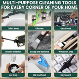 Darrahopens Home & Garden > Kitchenware > Kitchen Utensils Set B Multi-Use Heavy-Duty Cleaning Brush Set – 14-Piece Hard Bristle Tool Kit for Kitchen, Bathroom & Tight Spaces