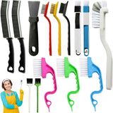 Darrahopens Home & Garden > Kitchenware > Kitchen Utensils Set B Multi-Use Heavy-Duty Cleaning Brush Set – 14-Piece Hard Bristle Tool Kit for Kitchen, Bathroom & Tight Spaces