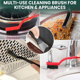 Darrahopens Home & Garden > Kitchenware > Kitchen Utensils Set C Multi-Use Heavy-Duty Cleaning Brush Set – 12-Piece Hard Bristle Tool Kit for Kitchen, Bathroom & Tight Spaces
