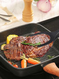 Darrahopens Home & Garden > Kitchenware > Kitchen Utensils Set of 2 Food Tongs - 2-in-1 Flipper/Deep Fryer - Egg Flipper - Spatula with Clip - Egg Flipper, Kitchen Tools for Home - Black