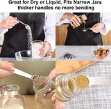 Darrahopens Home & Garden > Kitchenware > Kitchen Utensils Set of 6 stainless steel measuring spoons - Includes teaspoon, tablespoon and measuring spoon - Suitable for liquids and dry ingredients - Kitchen and baking utensils - Can be stored in spice jars