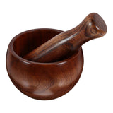 Darrahopens Home & Garden > Kitchenware > Kitchen Utensils Set Wooden Mortar Pestle Set Kitchen Grinding Bowl Mortar Pestle Set For Guacamole_MGF