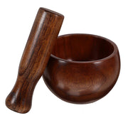 Darrahopens Home & Garden > Kitchenware > Kitchen Utensils Set Wooden Mortar Pestle Set Kitchen Grinding Bowl Mortar Pestle Set For Guacamole_MGF