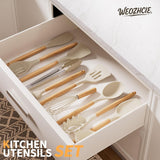 Darrahopens Home & Garden > Kitchenware > Kitchen Utensils Silicone Cooking Utensil Set,12 PCS Cooking Cookware Kitchen Utensils Set for Cooking, Nonstick 446°F Heat-Resistant Cookware Kitchen Tools of Spoon,Brush,Whisk,Spatula,Turner Tongs (Khaki)