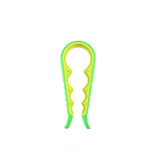 Darrahopens Home & Garden > Kitchenware > Kitchen Utensils Silicone Jar Can Opener Multi-Purpose Lids Cap Arthritis Bottle Opener Easy Grip - Green