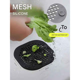 Darrahopens Home & Garden > Kitchenware > Kitchen Utensils Silicone Sink Strainer for Kitchen & Bathroom – Black