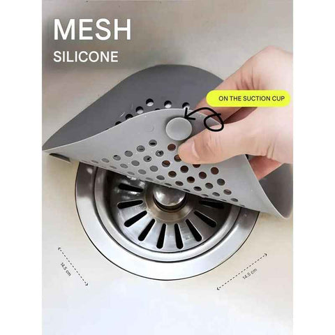 Darrahopens Home & Garden > Kitchenware > Kitchen Utensils Silicone Sink Strainer for Kitchen & Bathroom – Grey