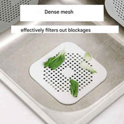 Darrahopens Home & Garden > Kitchenware > Kitchen Utensils Silicone Sink Strainer for Kitchen & Bathroom – White