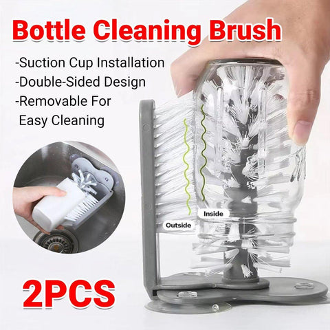 Darrahopens Home & Garden > Kitchenware > Kitchen Utensils Sink Water Bottle Cleaning Brush Glass Cup Brush Suction Cup Brush Kitchen Tool