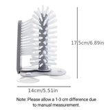 Darrahopens Home & Garden > Kitchenware > Kitchen Utensils Sink Water Bottle Cleaning Brush Glass Cup Brush Suction Cup Brush Kitchen Tool