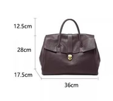 Darrahopens Home & Garden > Kitchenware > Kitchen Utensils Sophisticated Ladies' Briefcase Tote Bag - High-End Business & Everyday Handbag (36x17.5x28 cm)