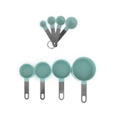 Darrahopens Home & Garden > Kitchenware > Kitchen Utensils Stackable 4 Measuring Cup Set & 4 Spoon Set