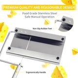 Darrahopens Home & Garden > Kitchenware > Kitchen Utensils Stainless Steel Cheese Cutter with Wire for Block Cheese, Six Replacement Wires