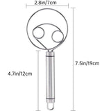 Darrahopens Home & Garden > Kitchenware > Kitchen Utensils Stainless Steel Double Eye Coil Flour Mixer Household Baking Tool Egg Beate