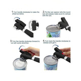 Darrahopens Home & Garden > Kitchenware > Kitchen Utensils Stainless Steel Manual Can Opener – Multi-Function Side-Cut Design with Smooth Edges & Bottle Opener In Australia - Darrahopens