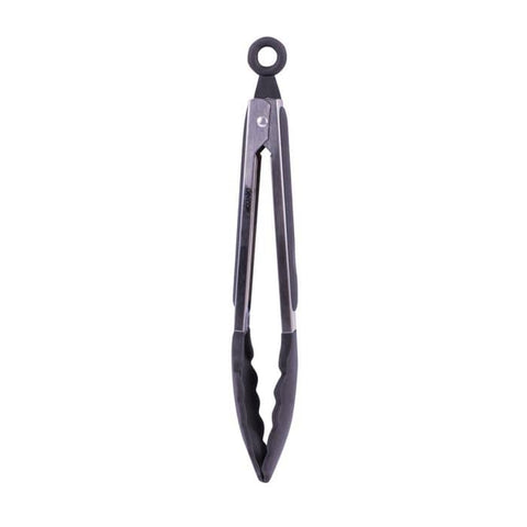 Darrahopens Home & Garden > Kitchenware > Kitchen Utensils Stainless steel & silicone tongs charcoal