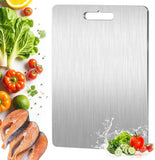 Darrahopens Home & Garden > Kitchenware > Kitchen Utensils Stainless Titanium Steel Anti-Bacterial Mildew-Proof Cutting Chopping Board 23 x 34cm
