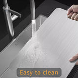 Darrahopens Home & Garden > Kitchenware > Kitchen Utensils Stainless Titanium Steel Anti-Bacterial Mildew-Proof Cutting Chopping Board 23 x 34cm