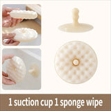 Darrahopens Home & Garden > Kitchenware > Kitchen Utensils SuctionCupSpongeDishCloth-White