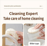 Darrahopens Home & Garden > Kitchenware > Kitchen Utensils SuctionCupSpongeDishCloth-White