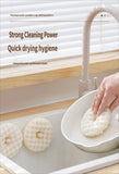 Darrahopens Home & Garden > Kitchenware > Kitchen Utensils SuctionCupSpongeDishCloth-White