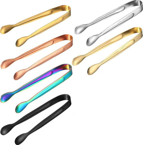 Darrahopens Home & Garden > Kitchenware > Kitchen Utensils Sugar Clips, Candy Clips 6 pcs Multicolor Stainless Steel Ice Stick for Party Wedding Gifts Salad Bar and Kitchen