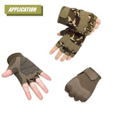 Darrahopens Home & Garden > Kitchenware > Kitchen Utensils Tactical Fingerless Gloves with Knuckle Protection – Breathable Outdoor Gloves for Shooting, Hunting, Cycling, and Training (Black,M)