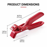 Darrahopens Home & Garden > Kitchenware > Kitchen Utensils Two multifunctional silicone anti scald clips - heat-resistant kitchen tools suitable for hot plates and bowls (red, green) In Australia - Darrahopens