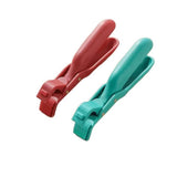Darrahopens Home & Garden > Kitchenware > Kitchen Utensils Two multifunctional silicone anti scald clips - heat-resistant kitchen tools suitable for hot plates and bowls (red, green) In Australia - Darrahopens