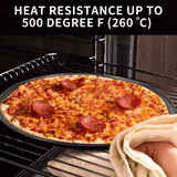 Darrahopens Home & Garden > Kitchenware > Kitchen Utensils Two pizza baking pans, each 30.48 cm in diameter, feature ventilation holes for improved cooking efficiency and a non-stick coating, making them ideal for oven use.