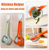 Darrahopens Home & Garden > Kitchenware > Kitchen Utensils Vegetable Peeler - Fruit and Vegetable Peeler - with Storage Box - Safe and Efficient - Double-Sided Sharp Stainless Steel Blades - Easy to Clean - Process Fruits and Vegetables Easily and Conveniently - Set of 2 (Orange)