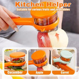 Darrahopens Home & Garden > Kitchenware > Kitchen Utensils Vegetable Peeler - Fruit and Vegetable Peeler - with Storage Box - Safe and Efficient - Double-Sided Sharp Stainless Steel Blades - Easy to Clean - Process Fruits and Vegetables Easily and Conveniently - Set of 2 (Orange + Green)