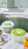 Darrahopens Home & Garden > Kitchenware > Kitchen Utensils Vegetable washing basket-Green 2in1 with Julienne and Slicing Function