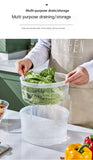 Darrahopens Home & Garden > Kitchenware > Kitchen Utensils Vegetable washing basket-Green Basic Model