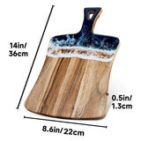 Darrahopens Home & Garden > Kitchenware > Kitchen Utensils Wave Cutting Board Non Slip Chopping Board Kitchen Household Cutting Board