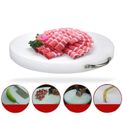 Darrahopens Home & Garden > Kitchenware > Kitchen Utensils White Kitchen Cutting Board Plastic with Handle Non Stick Stain Resistant Surface In Australia - Darrahopens