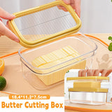 Darrahopens Home & Garden > Kitchenware > Kitchen Utensils With Lid Butter Cutting Box Slicers Case Cheese Slicers Butter Dish Box