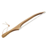 Darrahopens Home & Garden > Kitchenware > Kitchen Utensils Wooden Bread Cutter Saw for Perfect Slice Cutting Tool Bread Slicer Kitchen