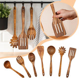 Darrahopens Home & Garden > Kitchenware > Kitchen Utensils Wooden Kitchen Utensil Set