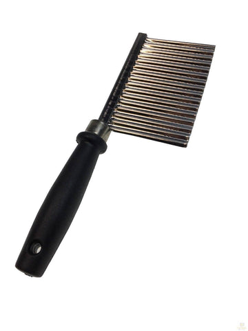 Darrahopens Home & Garden > Kitchenware LARGE RIPPLE JELLY KNIFE Stainless Steel Blade Potato Crinkle Wavy Cutter Slicer